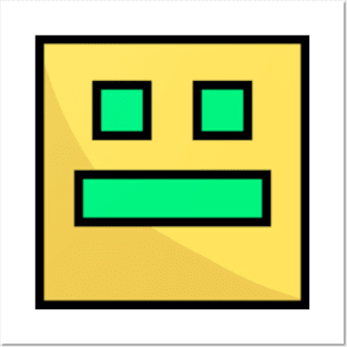 Geometry Dash Yellow Posters and Art